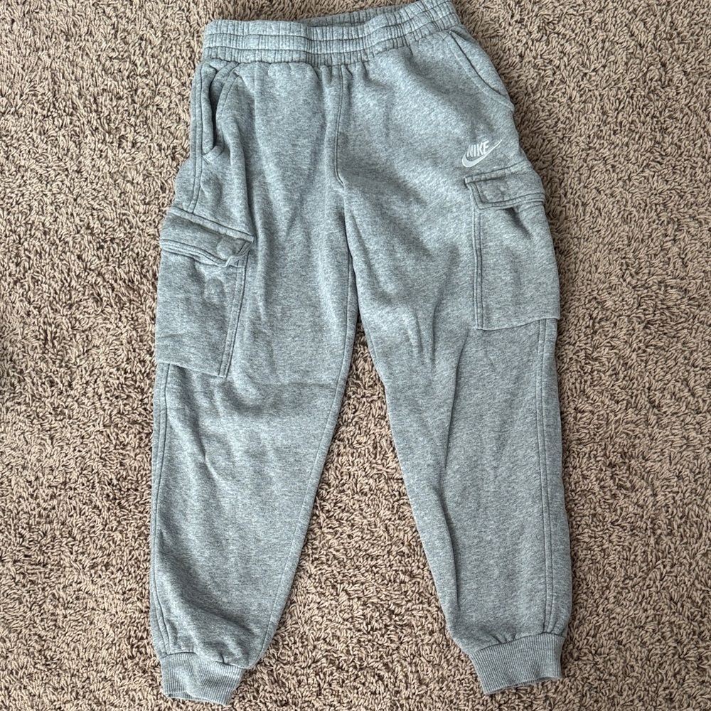 Nike Kids Gray Cargo Sweatpants